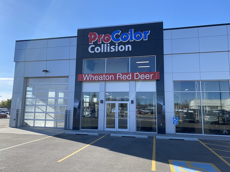 Exterior of Wheaton Collision