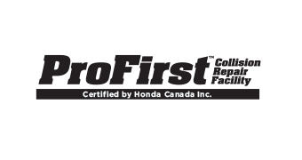 ProFirst Collision Repair Facility Certified by Honda Canada Inc.